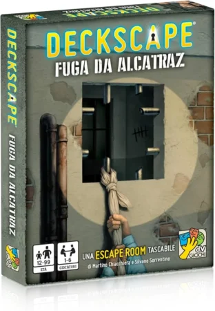 Deckscape La Fuga de Alcatraz Juego de mesa con cartas basadao en Escape Rom